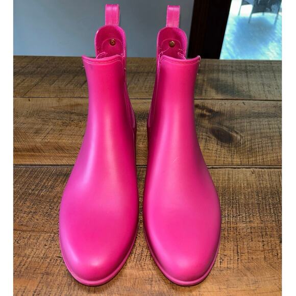 Womens Sam Edelman Pink Tinsley Rubber Outdoor‎ Rain Boots Size 9 - Picture 1 of 10